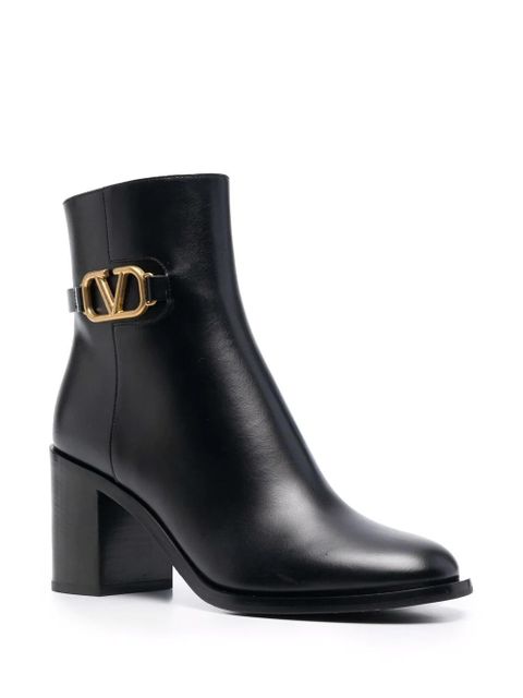 Valentino Garavani 75mm VLogo Signature ankle boots - Black