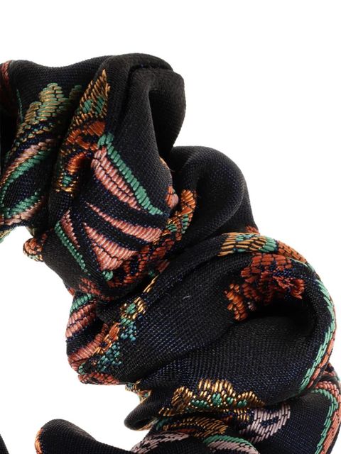 ETRO patterned scrunchie - Black