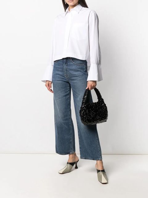 Valentino Garavani small 03 Rose Edition Atelier tote bag - Black - zdjęcie produktu nr 2