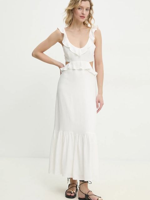 Answear.LAB sukienka z lnem - zdjęcie produktu nr 1