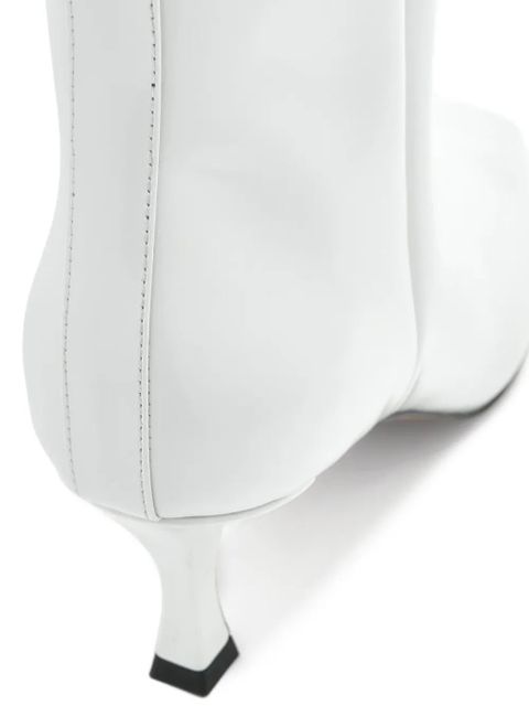 Proenza Schouler Trap leather knee-high boots - White