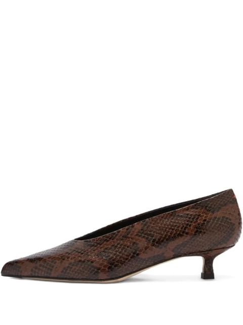 Aeyde 35mm Clara heeled pumps - Brown - zdjęcie produktu nr 1