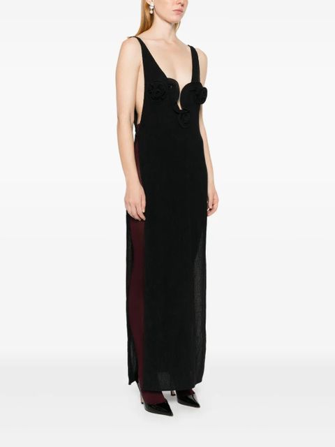 Magda Butrym crepe maxi dress - Black