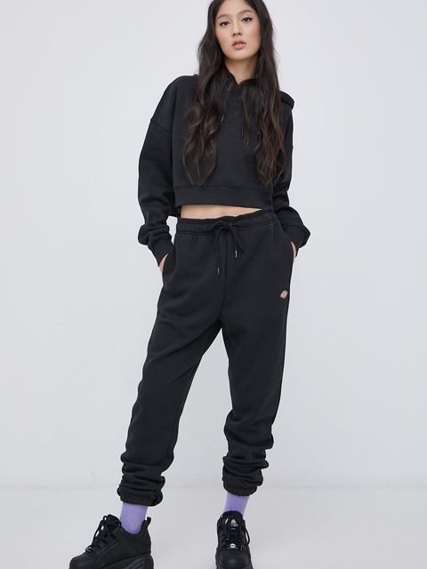 Dickies Spodnie kolor czarny z nadrukiem