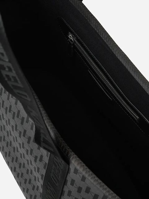 Karl Lagerfeld torebka bawełniana kolor czarny A2M50016