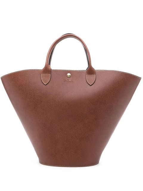 Longchamp XL Épure leather tote bag - Brown - zdjęcie produktu nr 1