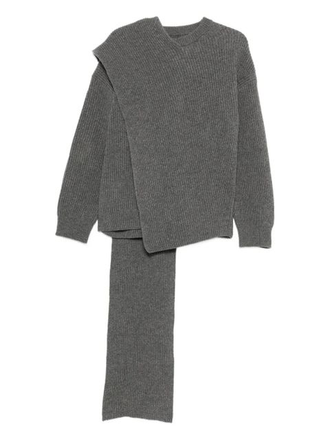 Jil Sander wool sweater - Grey - zdjęcie produktu nr 1