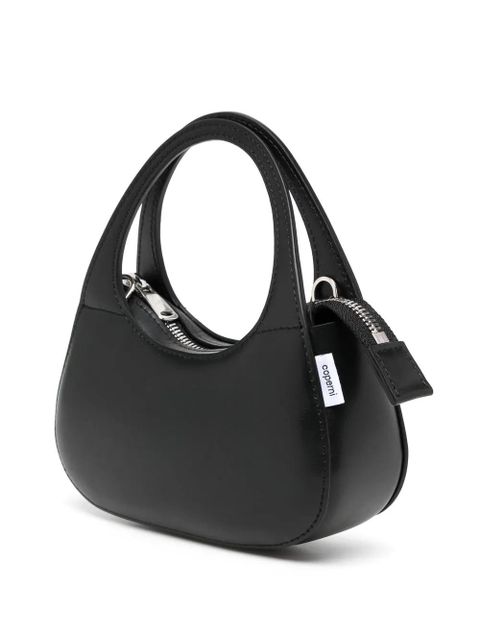 Coperni Micro Swipe leather tote bag - Black