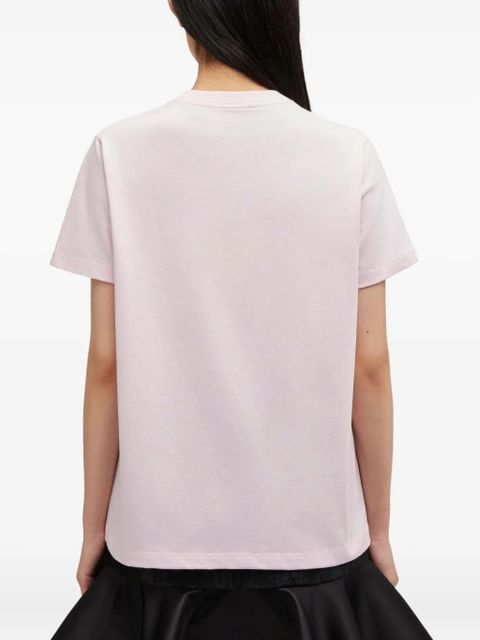 GANNI round-neck T-shirt - Pink