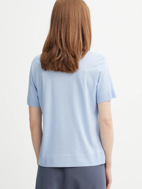 Calvin Klein t-shirt damski kolor niebieski LV044B206G