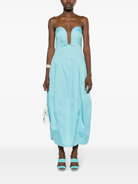 Cult Gaia Chiara flared maxi dress - Blue - zdjęcie produktu nr 2
