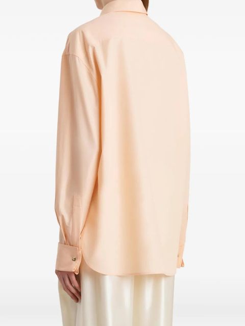 KHAITE cotton shirt - Pink