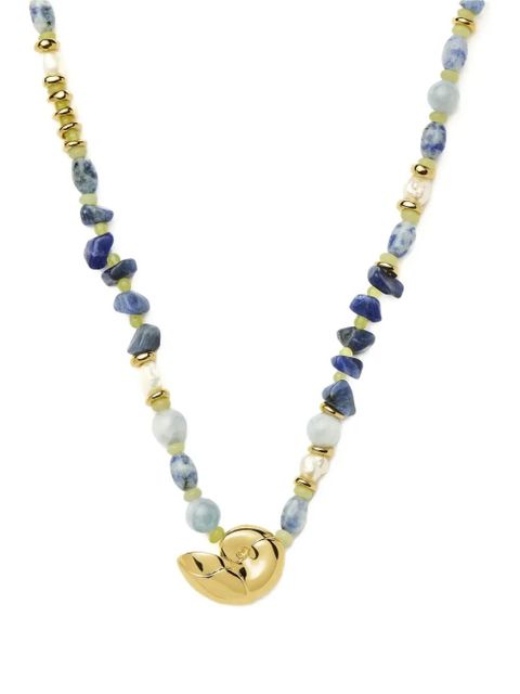 Missoma shell-pendant multi-beaded necklace - Gold - zdjęcie produktu nr 2