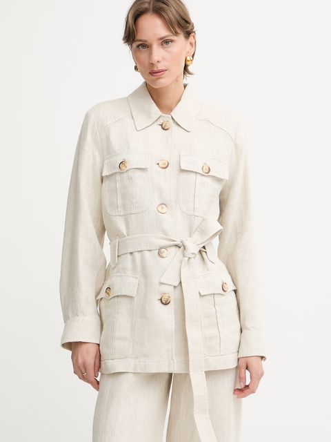 Luisa Spagnoli kurtka damska lniana Velda - zdjęcie produktu nr 1