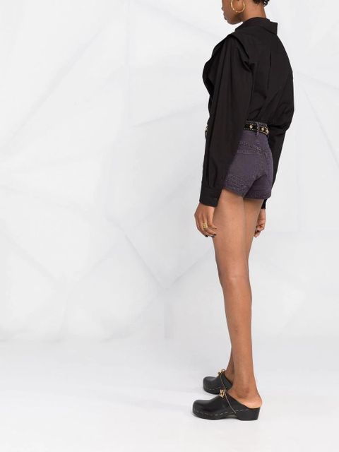 Isabel Marant Neidali denim shorts - Purple