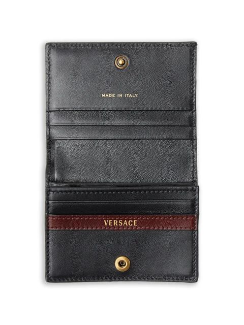 Versace Medusa emblem wallet - Black