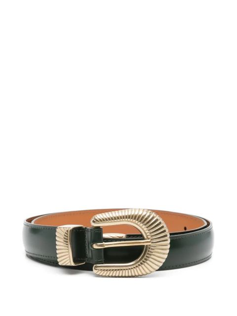 SANDRO leather belt - Green - zdjęcie produktu nr 1