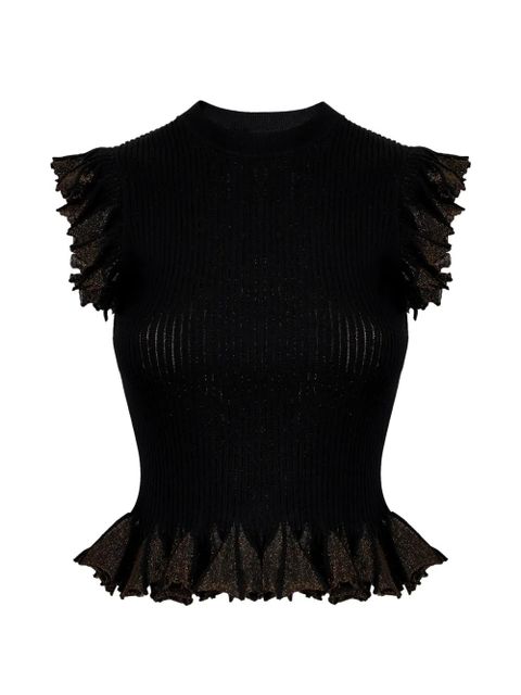 Ulla Johnson Leila ruffled top - Black - zdjęcie produktu nr 1