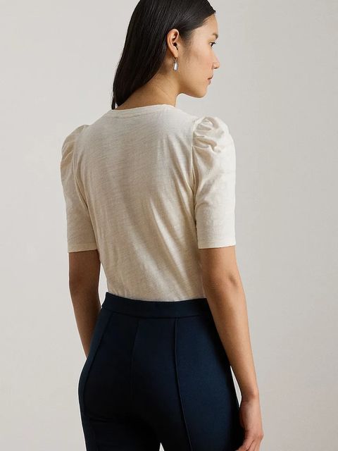 Lauren Ralph Lauren bluzka bawełniana - zdjęcie produktu nr 1