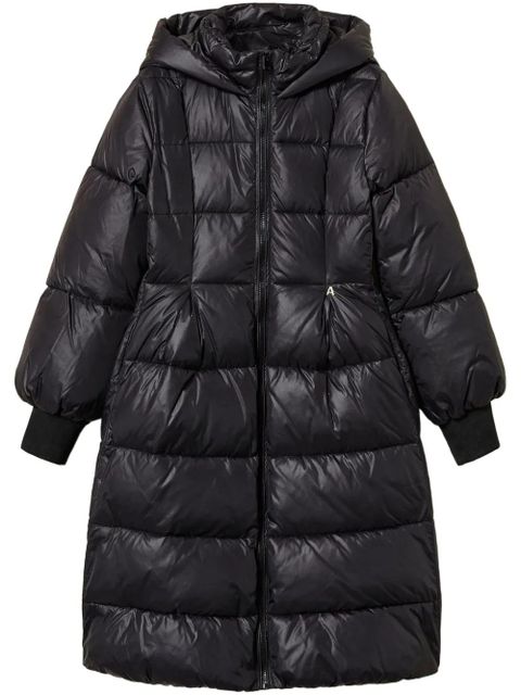 TWINSET hooded padded coat - Black - zdjęcie produktu nr 1
