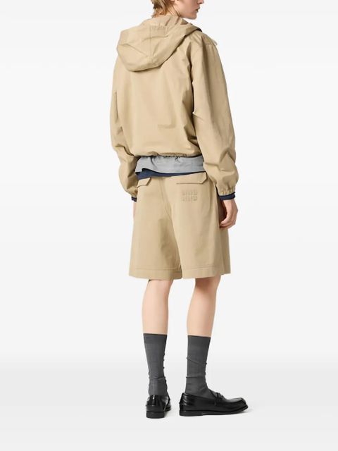 Miu Miu ripstop bermudas - Neutrals