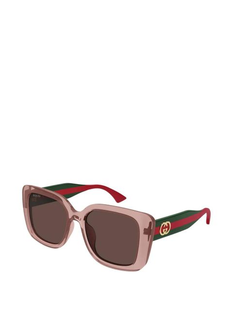 Gucci Eyewear logo-detail sunglasses - Pink - zdjęcie produktu nr 2