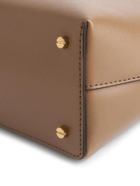 TOTEME T-lock clutch bag - Brown
