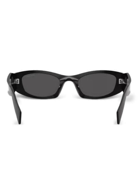Prada Eyewear geometric-frame sunglasses - Black - zdjęcie produktu nr 1