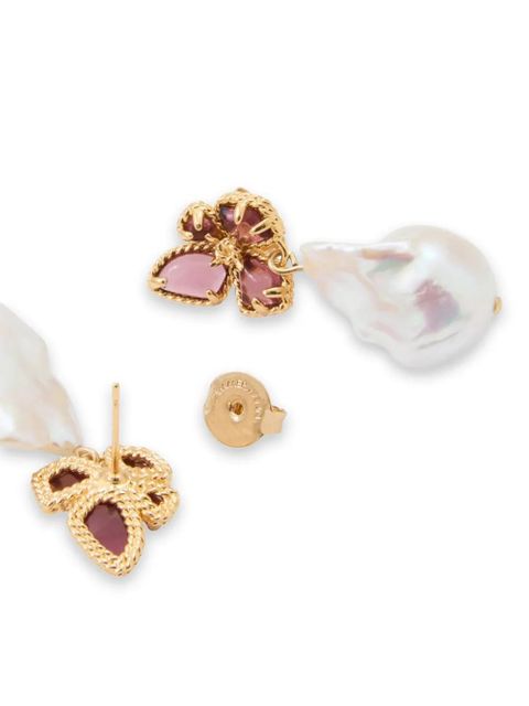 ZIMMERMANN Bloom baroque-pearl drop earrings - Gold