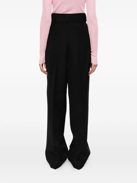 Sportmax Belted trousers - Black