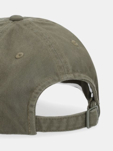 Tommy Hilfiger czapka z daszkiem bawełniana kolor zielony AW0AW17987