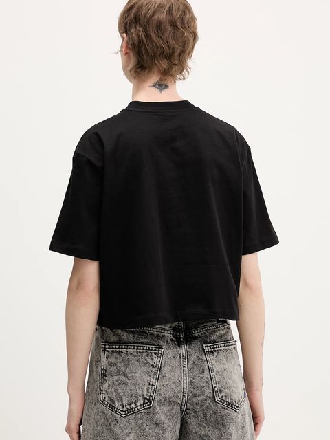 Karl Lagerfeld Jeans t-shirt bawełniany damski kolor czarny B1W17054