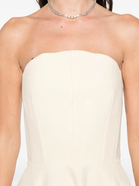 Solace London strapless dress - Neutrals