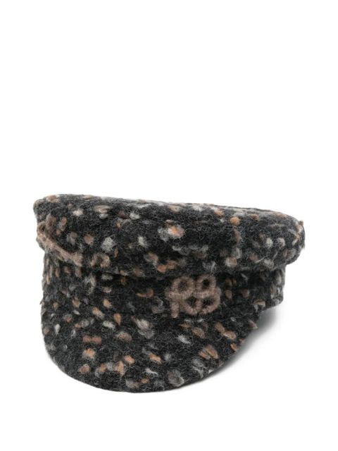 Ruslan Baginskiy speckled wool cap - Brown - zdjęcie produktu nr 1