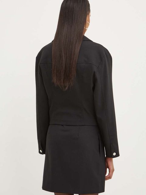 Moschino Jeans kurtka z domieszką wełny