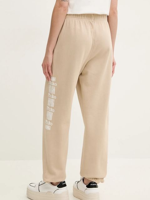 Pinko spodnie dresowe bawełniane