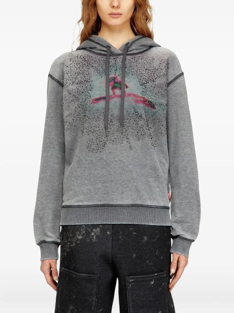 Diesel graphic hooded sweater - Grey - zdjęcie produktu nr 2