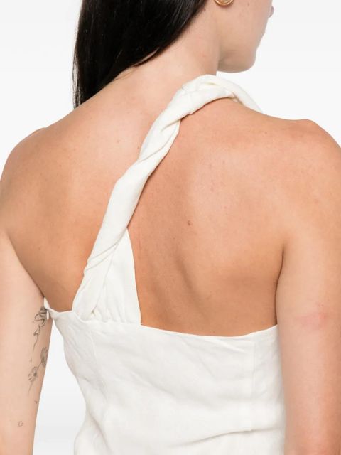 Faithfull the Brand Agua one-shoulder top - White