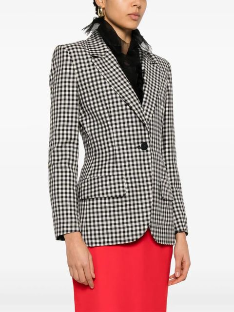 Givenchy Pre-Owned 1990s check-pattern blazer - Black