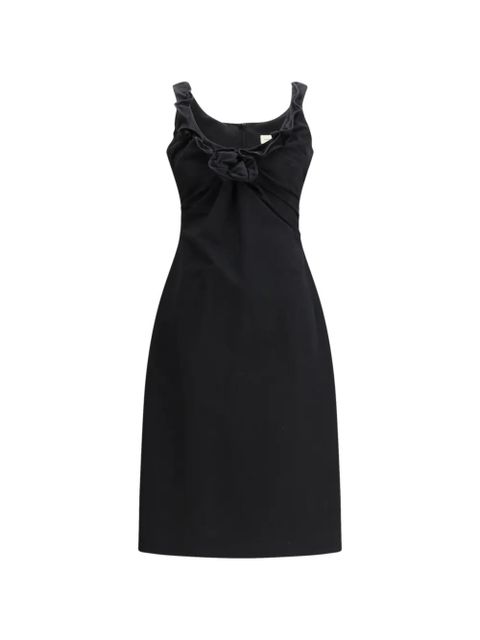Magda Butrym flower-appliqué dress - Black - zdjęcie produktu nr 2