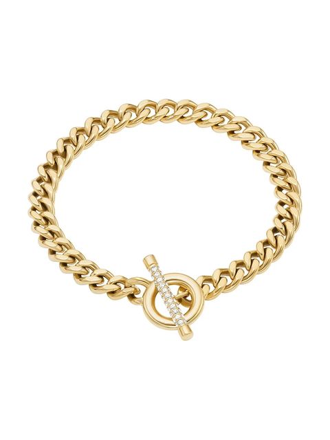 Fossil bransoletka damska ze stali chirurgicznej z kryształem Carlie - zdjęcie produktu nr 2