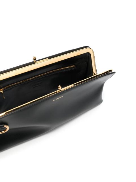 Jil Sander small Goji leather shoulder bag - Black