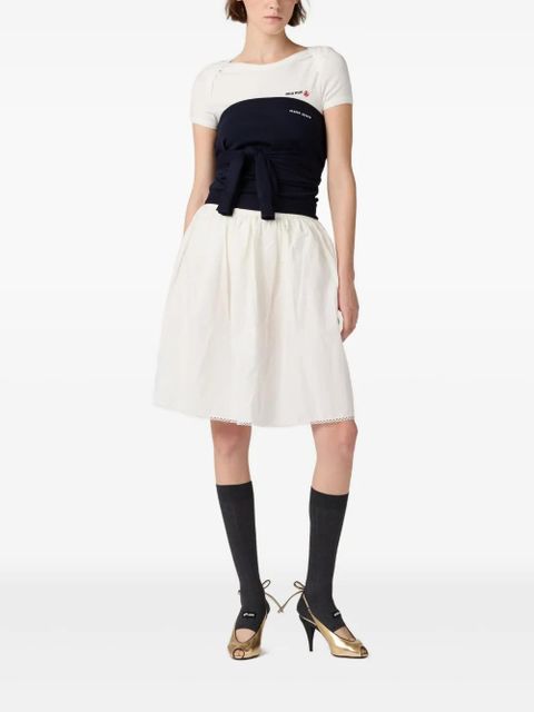 Miu Miu x Petit Bateau embroidered bodysuit - White