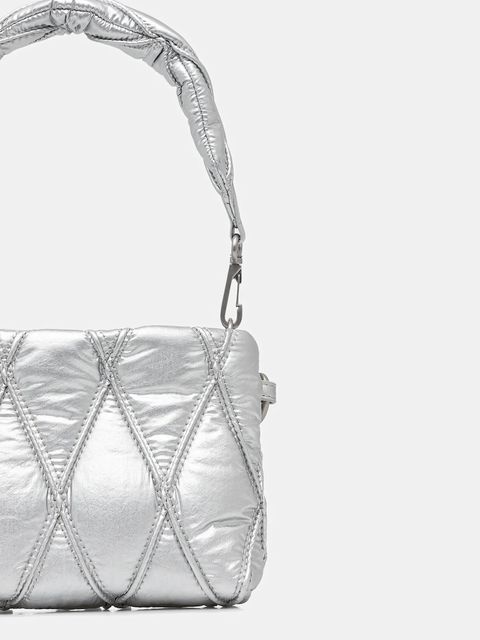 Diesel torebka CHARM-D CHARM-D POUCH kolor srebrny X10286.P8240