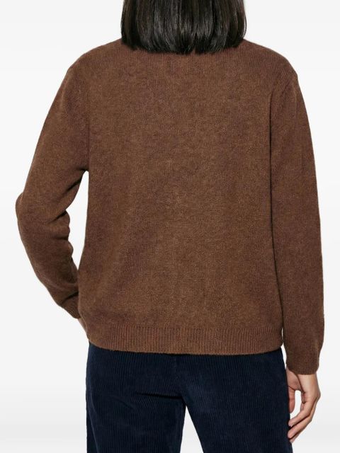 American Vintage Vitow buttoned cardigan - Brown