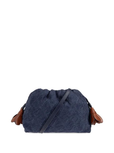 ZIMMERMANN medium Cloud 91 quilted-denim clutch bag - Blue