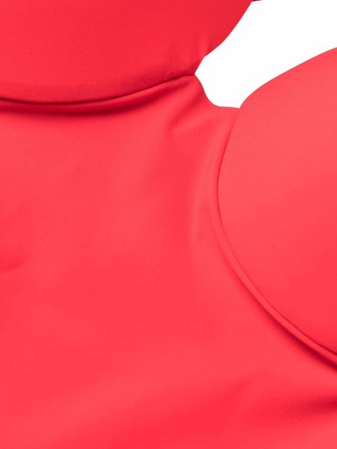 Magda Butrym Retro bustier swimsuit - Red