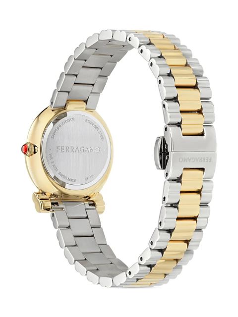 Ferragamo Gancini Twisted 28mm - Silver