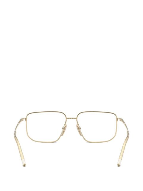 Prada Eyewear square-frame glasses - Gold