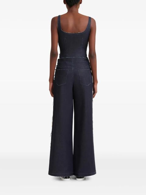 Marni stretch-cotton wide-leg jeans - UNB99 BLUE